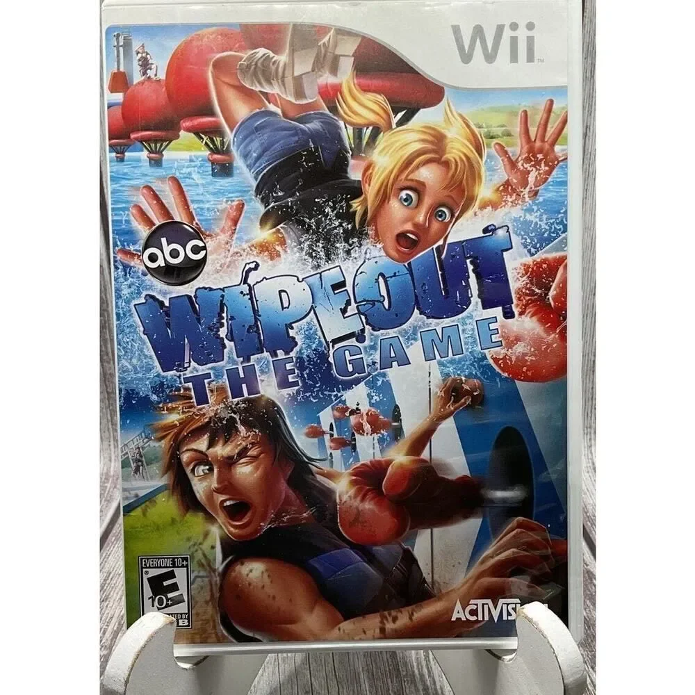 ABC Wipeout The Game Nintendo Wii Activision 2010 Sports Action‎ CIB Complete